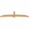 Ekena Millwork Bellingham Timber Gable Bracket, Western Red Cedar, 108"W x 27"H x 5 1/2"D x 5 1/2"F, 6/12 Pitch GBW108X27X0606BEL00SWR - alternate 5